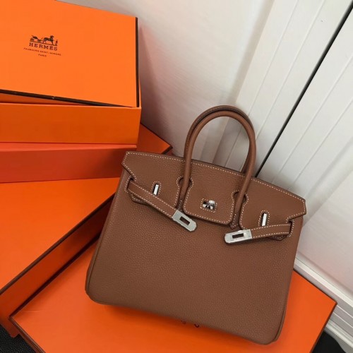 Hermes Birkin 25cm Genuine French Togo Leather HBT25cm